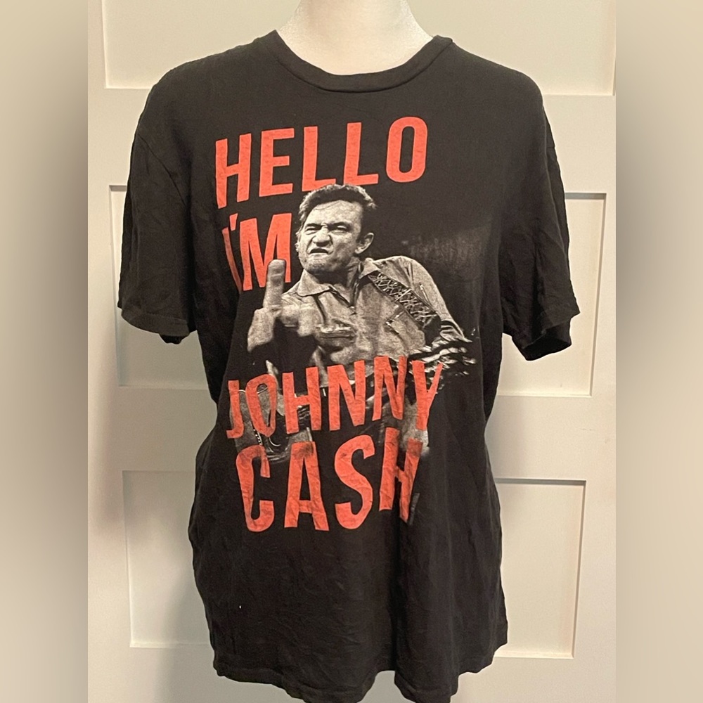 Jim Marshall Clothing “Hello I’m Johnny Cash” Graphic Tee Unisex Size Medium